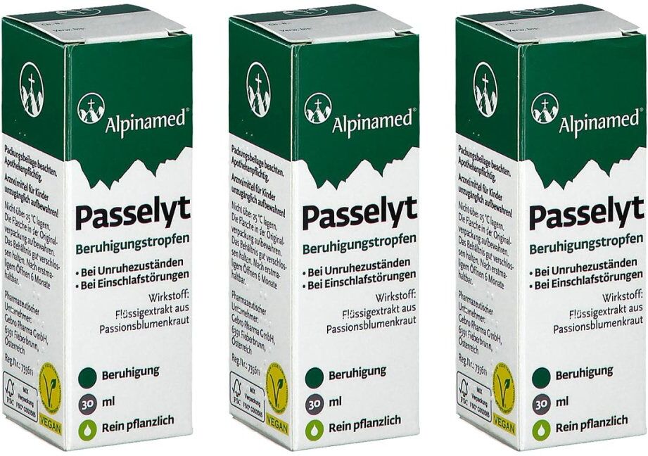 Alpinamed Passelyt Beruhigungstropfen 3x30ml