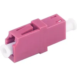 LWL-Verbinder Simplex LC-LC OM4 violett