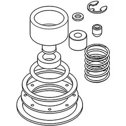 KWC Aquarotter Ersatzteilset, Gummiteile, Feder, Dichtungen, 2000105094, 2000105094 2000105094