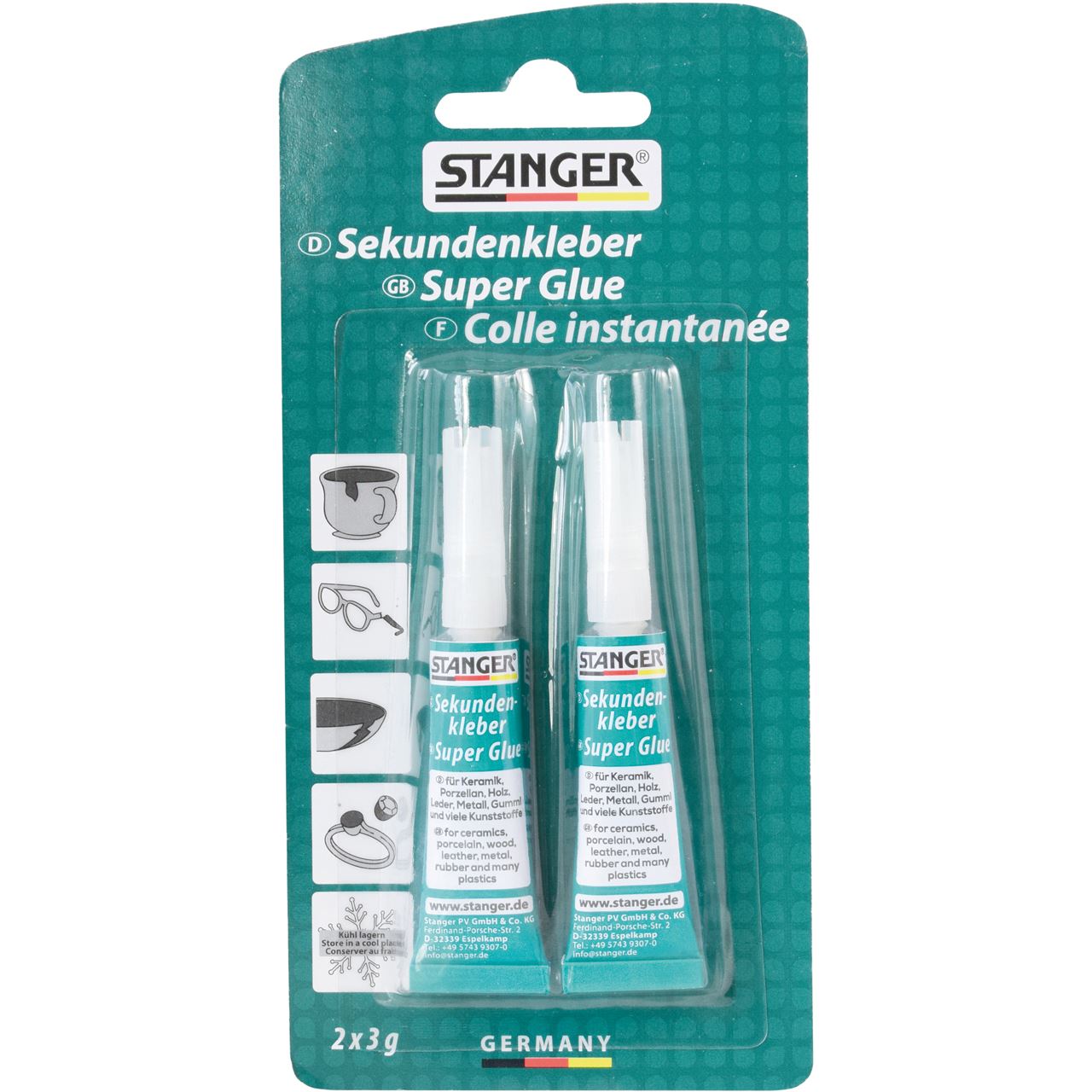 STANGER 2 Sekundenkleber 2x 3,0 g
