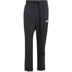 ADIDAS Herren Hose Essentials 3-Streifen Stanford Open Hem, Größe L in Schwarz Schwarz