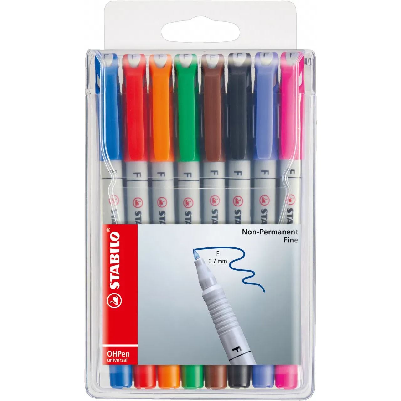 STABILO OHPen Folienstifte-Set farbsortiert 8 St. 852/8