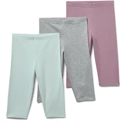 Tchibo - 3 Kinder-3/4-Leggings - Kinder - Gr. 170/176 - grau