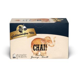 Goldmännchen Tee Chai Rooibos, Gewürze & Vanille, Rooibos- & Chai-Tee, 40 g, 20 Beutel