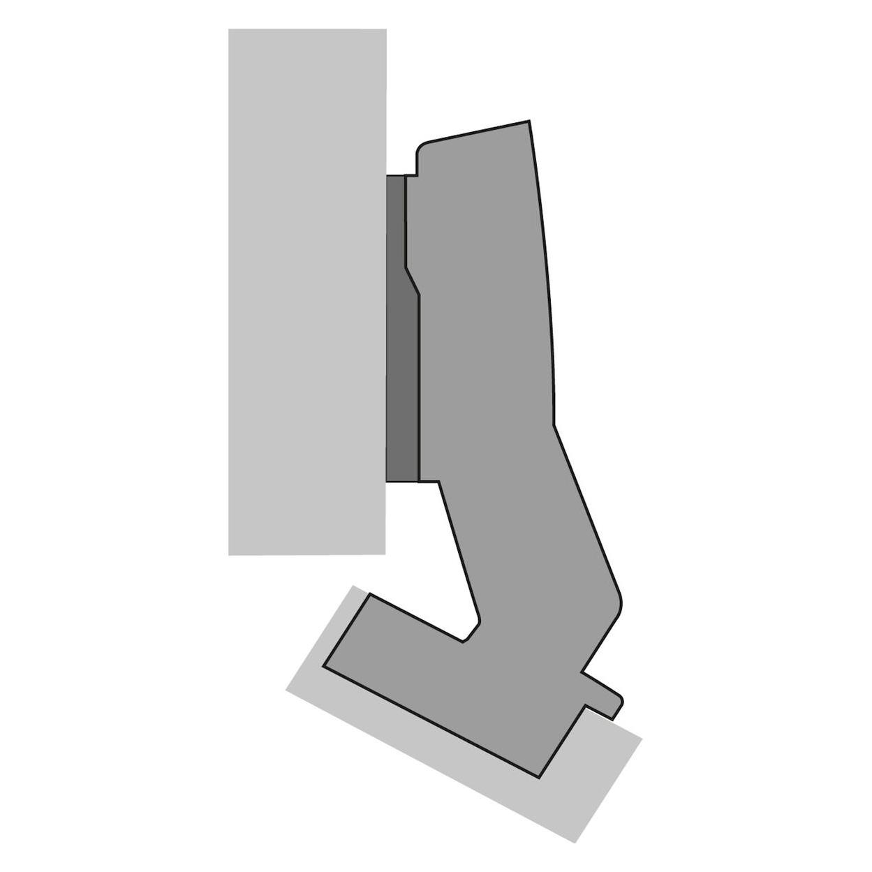 Hettich 30° Topfbänder Sensys 8639i W30, Eckband vorliegend / inliegen (9088016)