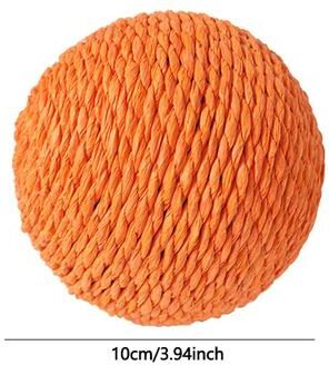 Inspired Living 10CM Sisal Cat Scratching Ball Interactive Claw Care Toy orange