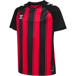 hummel hmlMATCH Striped Fußballtrikot 3081 - true red/black 152