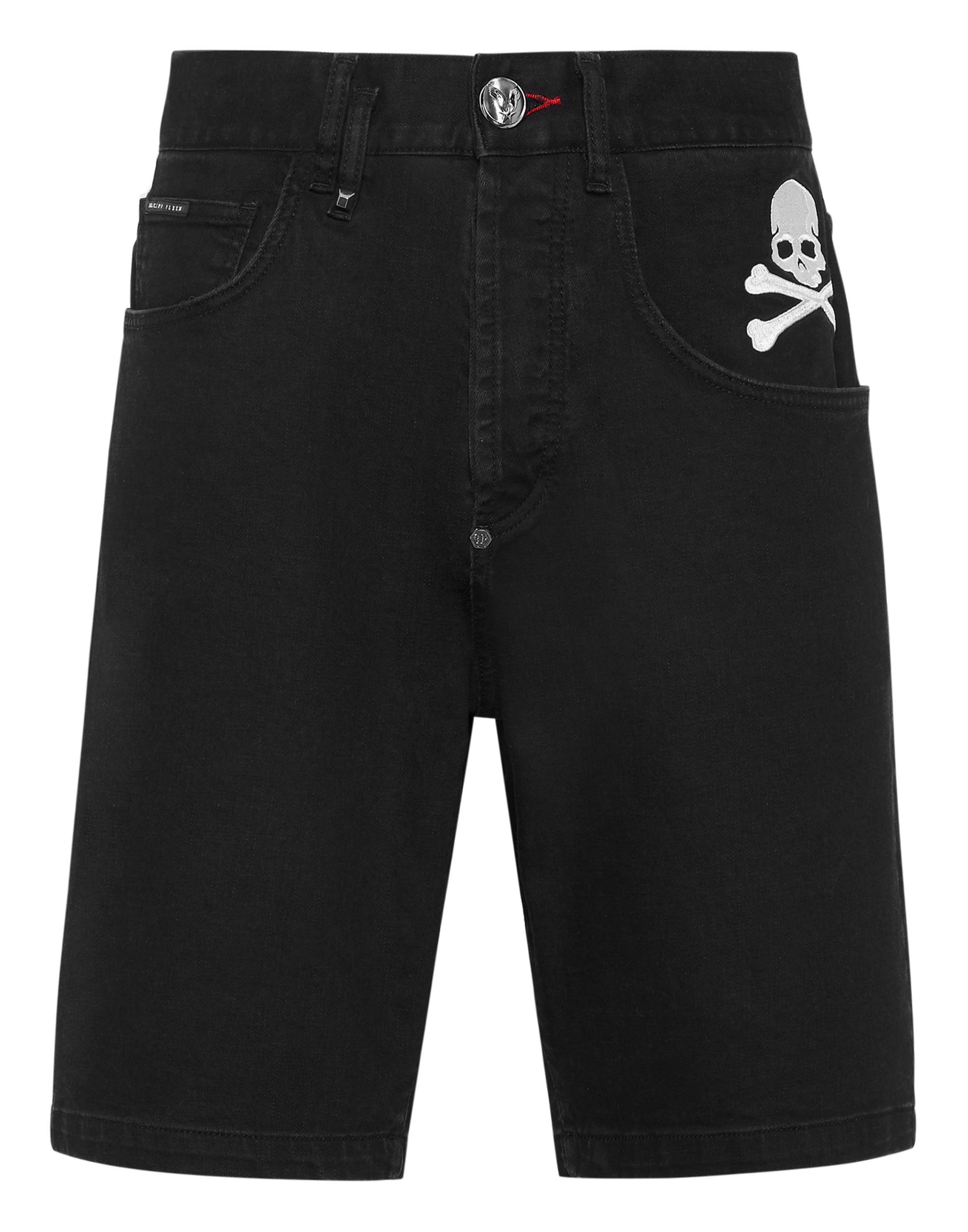 Philipp Plein Denim-Shorts Fermentera Basic - Schwarz