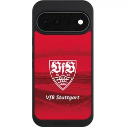 Nivocase Handyhülle für Google Pixel 11 Hülle NIVOpure Case Schwarz Offizielles Lizenzprodukt Stadion VfB (Google Pixel 11), Smartphone Hülle, Schwarz