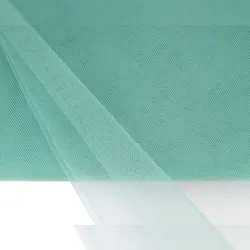 Creativery 150cm Tüllstoff 10m Feintüll Netzstoff für Tütüs Kostüme Dekostoff Dekotüll Eukalyptus