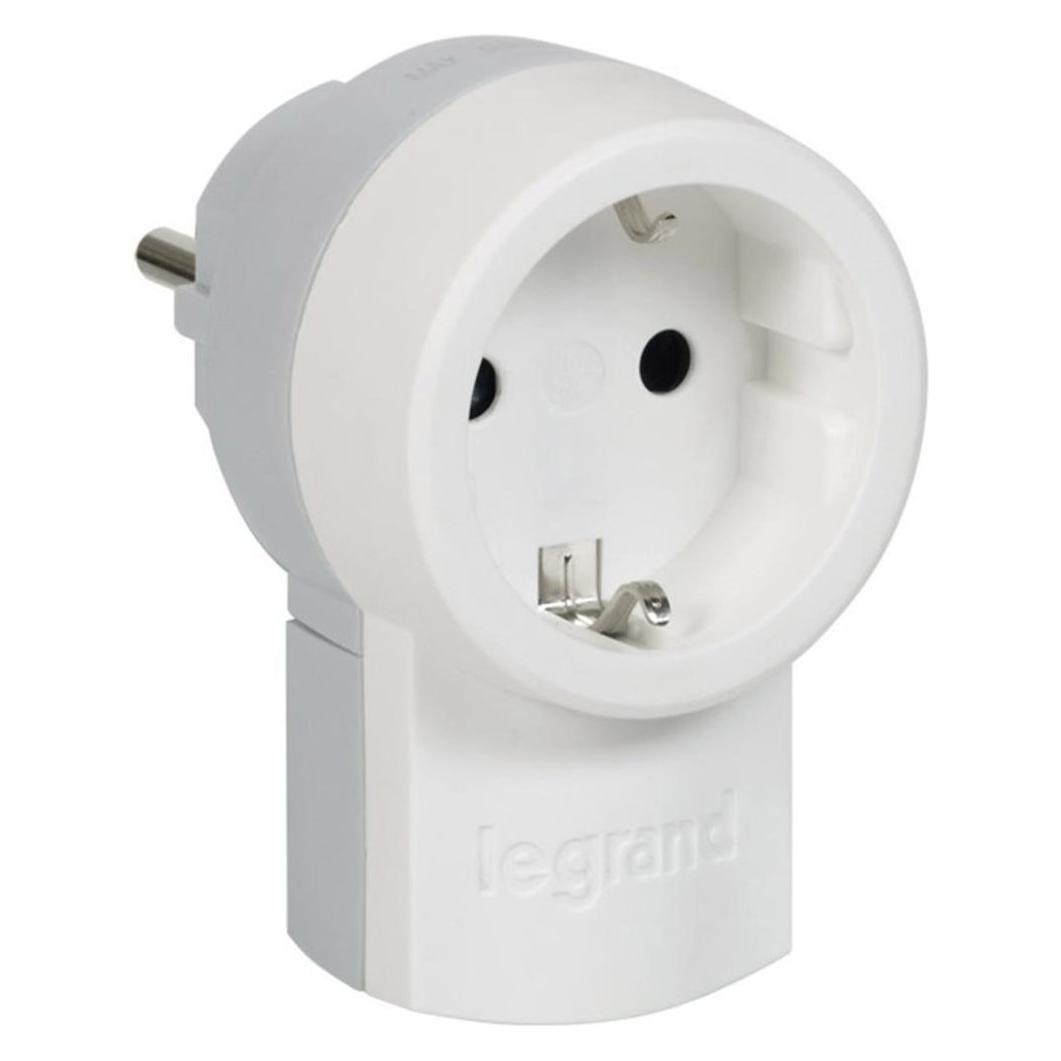 Legrand Schutzkontakt-Stecker mit Steckdose (50462)