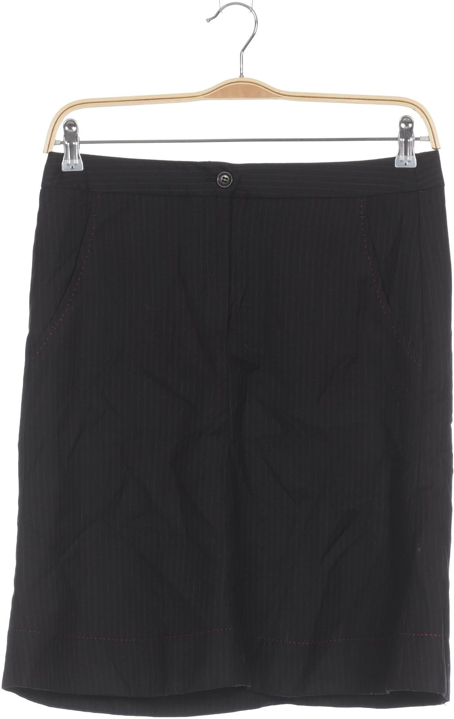 personal affairs Damen Rock, Schwarz, Gr. EU 38, Wolle / Synthetik - Second Hand