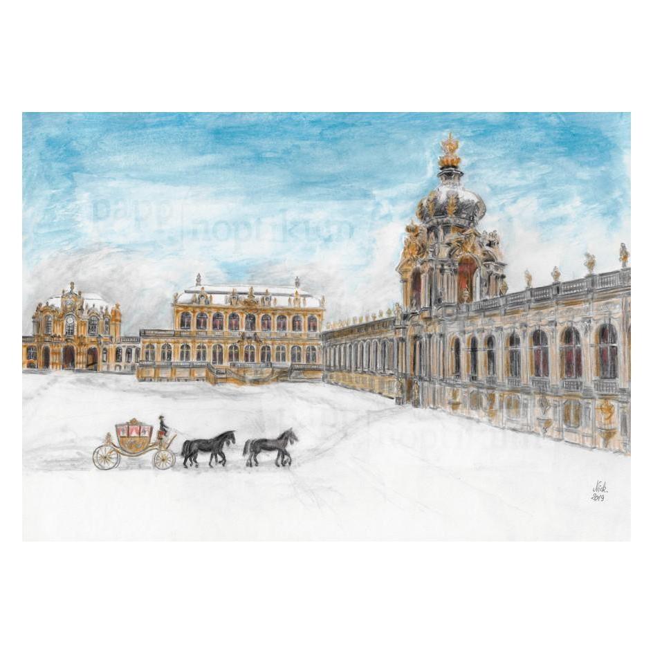 Pappnoptikum 1010 - Dresdner Zwinger (Adventskalender) (1010)