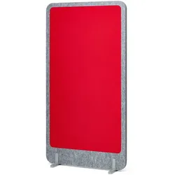 Akustik-Stellwand VarioLine W rot 80x150x4 cm