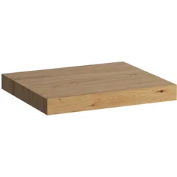 LAUFEN LANI Waschtischplatte, ohne Ausschnitt, 585x495x65mm, H4046401122671, Farbe: Wildeiche