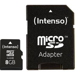 Intenso Intenso - Flash-Speicherkarte - 8 GB - SDHC microSDHC-Karte 8 GB Class 4 inkl. SD-Adapter 3403460
