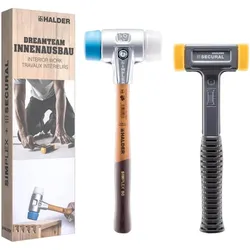 Halder, Hammer, Schonhammer Rückschlagfreier Schonhammer Innenausbau Box (700 g)