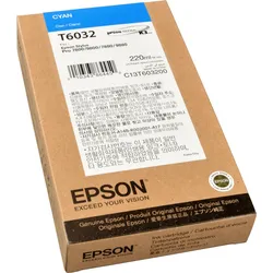 Epson Tinte C13T603200 cyan T6032