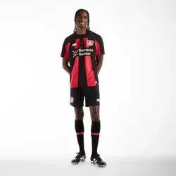 New Balance, Herren, Fussballtrikot, Bayer 04 Leverkusen Home SS Jersey 26/27 (S), Rot