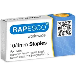 Rapesco, Büroklammer, Heftklammer No.10, 20 x 20000 Stück (20000x)