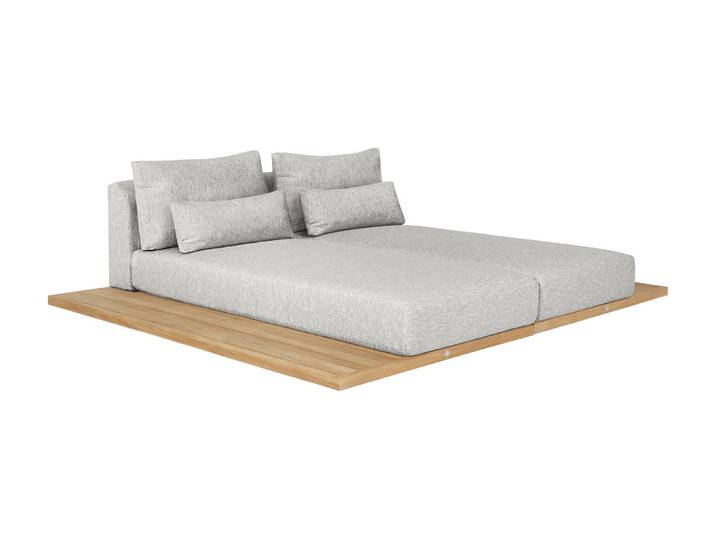 Suns Aspen Daybed Teak/Quick dry foarm Sonnenschutzstoff