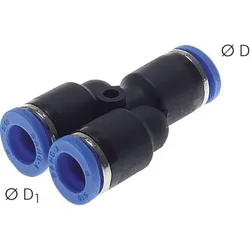 Landefeld Y-Steckanschluss - 6 mm, IQS-Standard