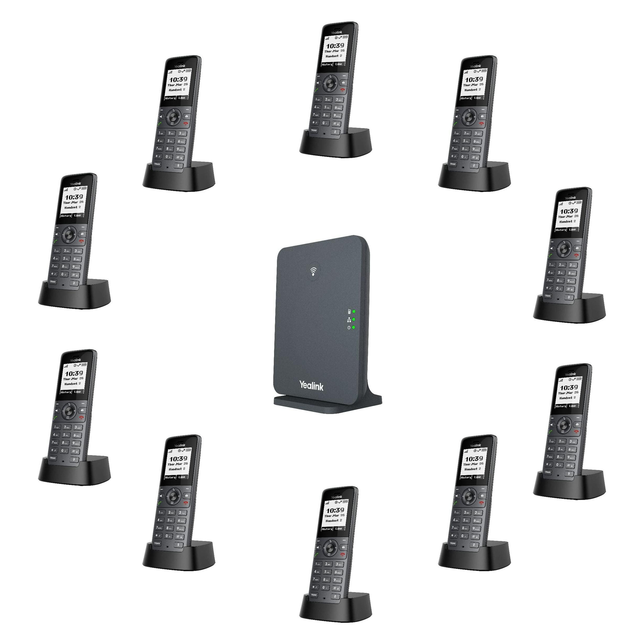 Yealink Base DECT W70 + téléphone DECT W71P (1302031)