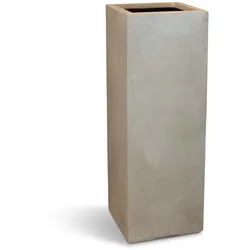 Roccastone moderne Pflanzsäule aus Beton 35 x100 cm natur beton