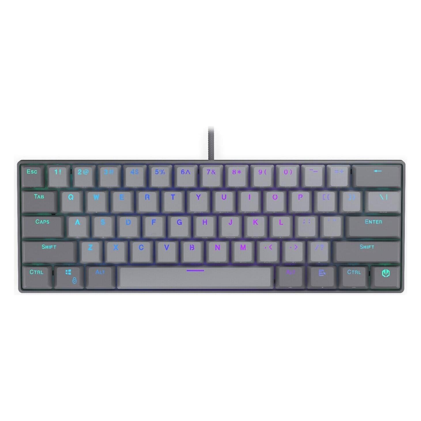 Endorfy Herní klávesnice Thock V2 Compact, Mechanická, USB, US, ARGB (US, Kabelgebunden) (EY5A128)