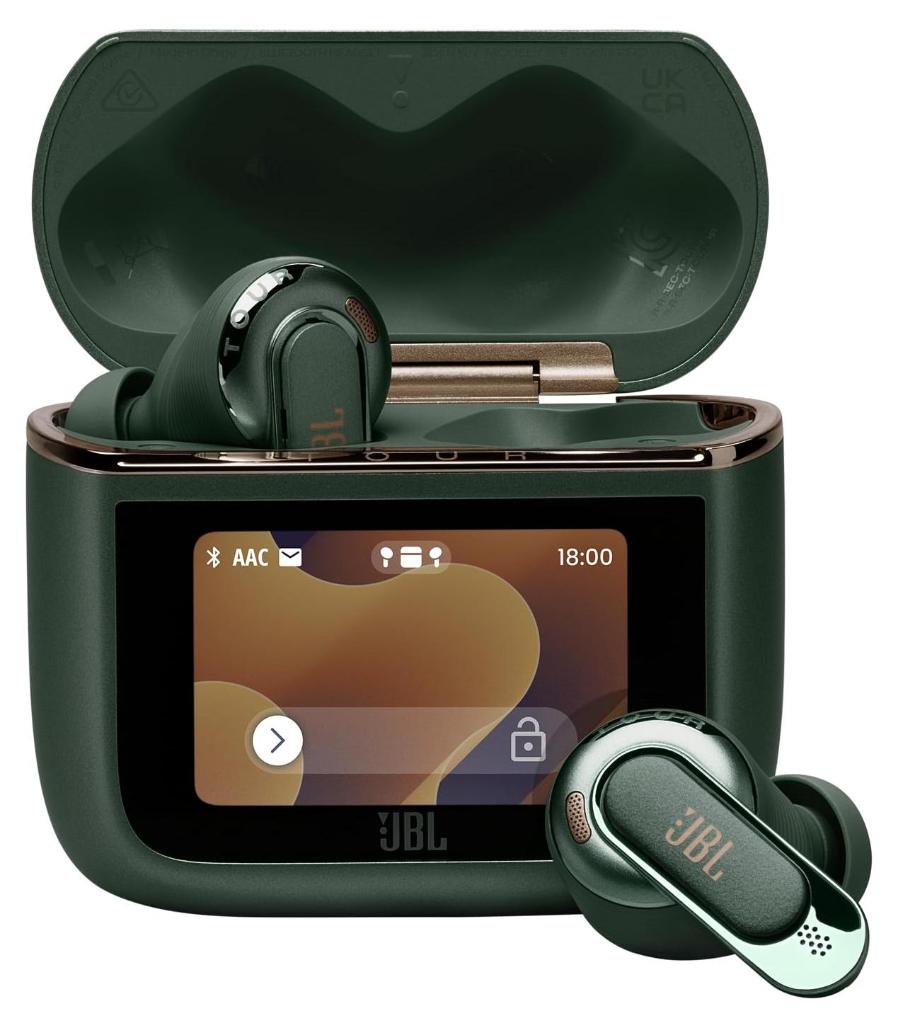 JBL Tour Pro 3, Kabellose Noise-Cancelling-Ohrhörer, Grün
