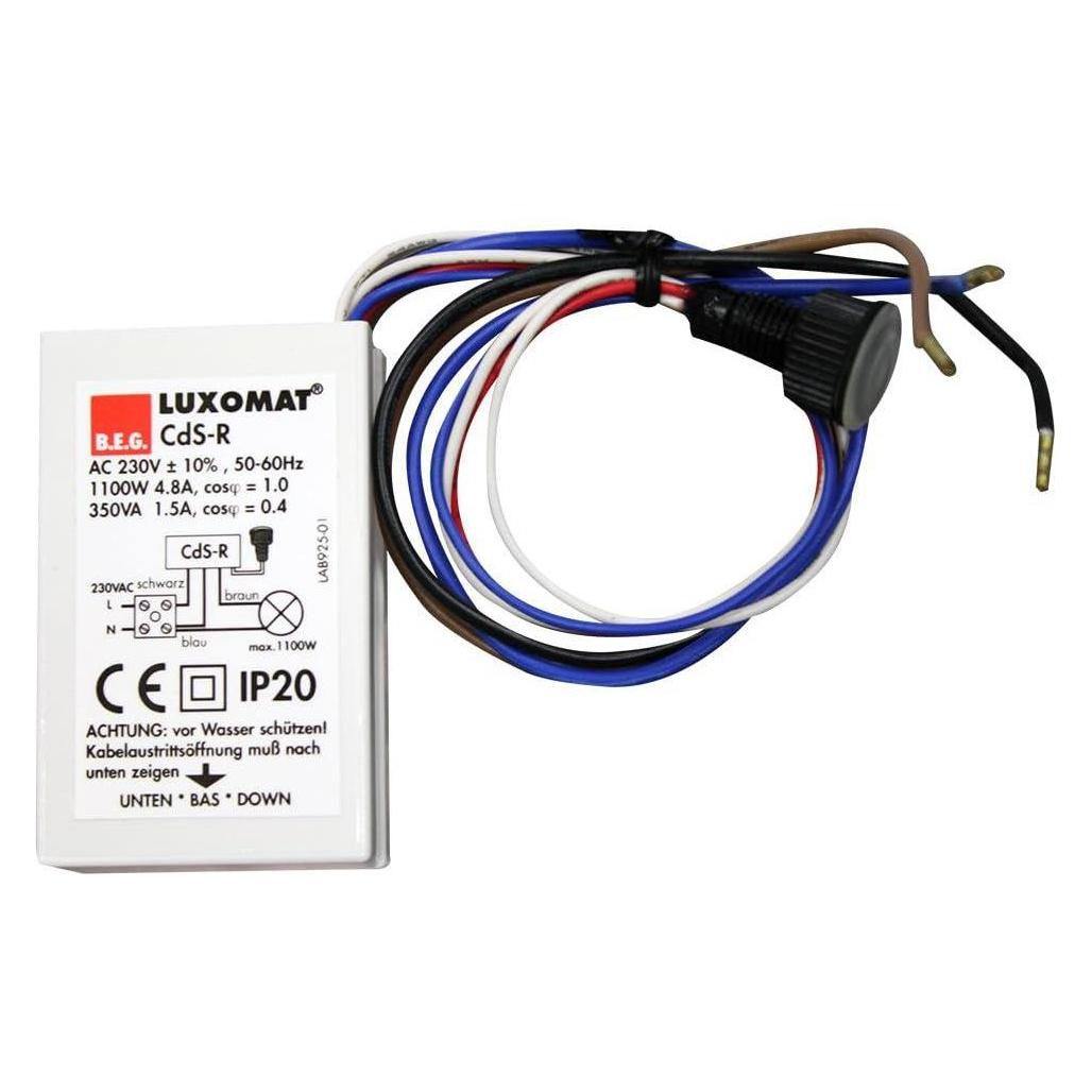BEG Luxomat Dämmerungsschalter 92365 CdS-R 230V Einbau (116400)