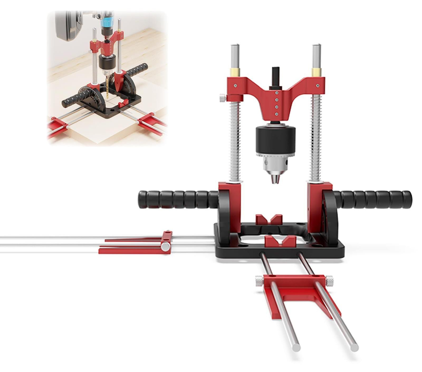 Selius Multi Angle Drill Guide Mobiele Boorstandaard met Verstelbare Hoek