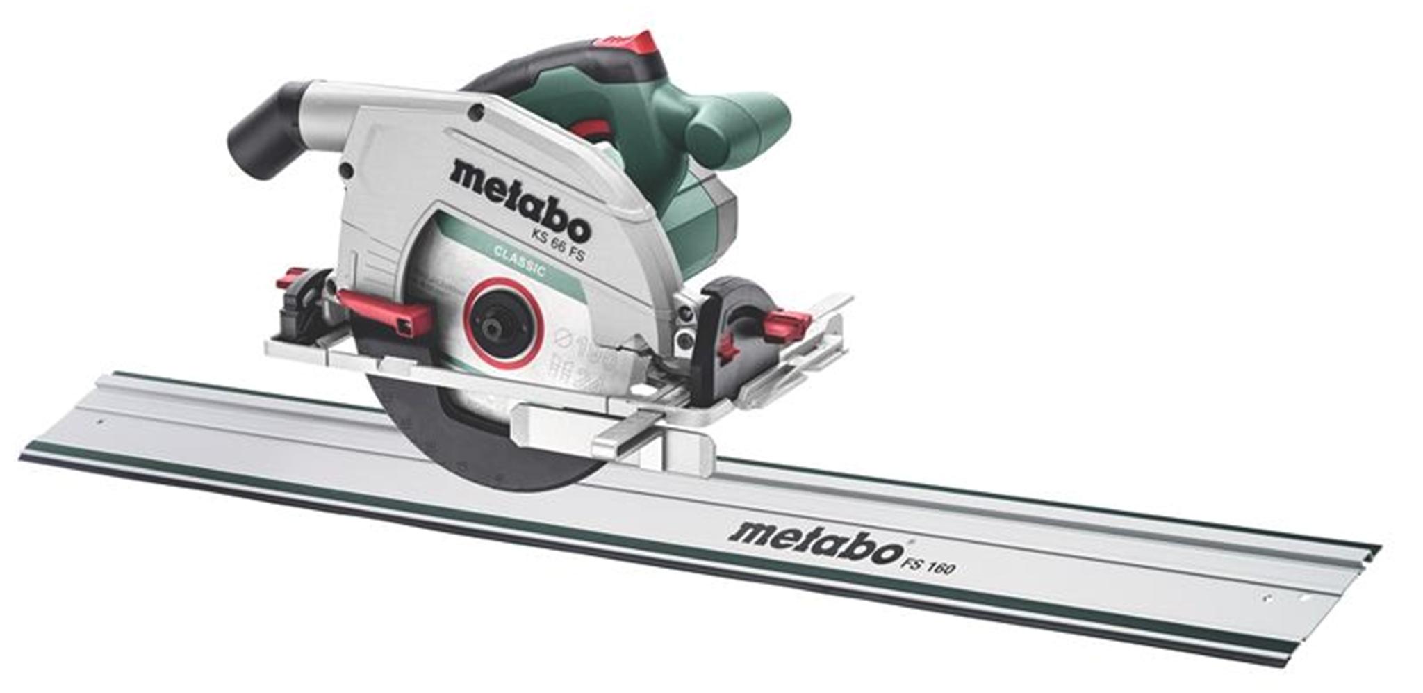 Metabo Handkreissäge KS 66 FS Set mit Führungsschiene FS 160; Karton