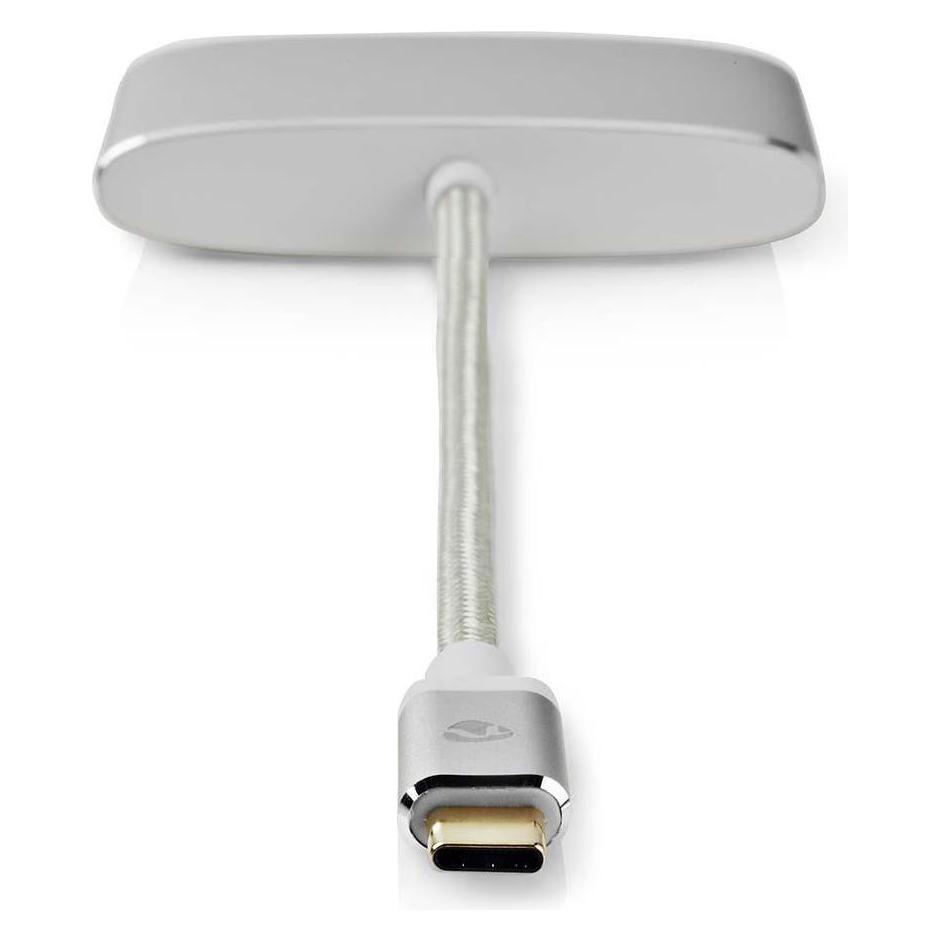 Nedis USB Adapter USB 3.1 USB-CT Male USB-A Female/USB-CT Female/VGA Female 5 Gbps 0.20 m Round Gold (0.20 m, USB 3.2 Gen 1) (CCTB64760AL02)