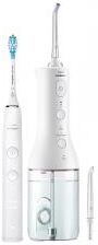 Philips Sonicare Hx3866/41 Dc 9000 + Powerflosser Blanc - Coffret 1 brosse à dents électrique + 1 jet interdentaire sans fil + accessoires