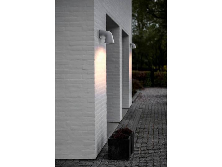 Wandleuchte Front Single Ø 12cm Weiß/Weiß