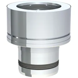 Jeremias PELLET-LINE Übergang EW-PV/DW-ECO 2.0 Edelstahl unlackiert Ø 80 mm