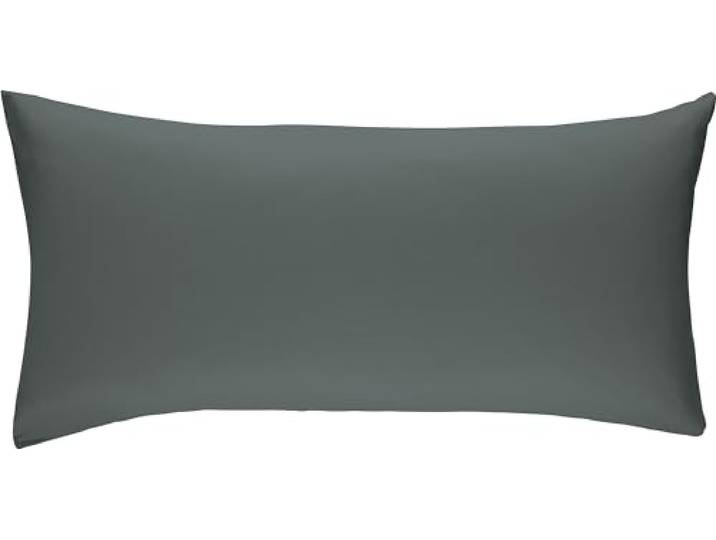 Erwin Müller Kissenbezug Traunstein Mako-Single-Jersey anthrazit Größe 40x80 cm