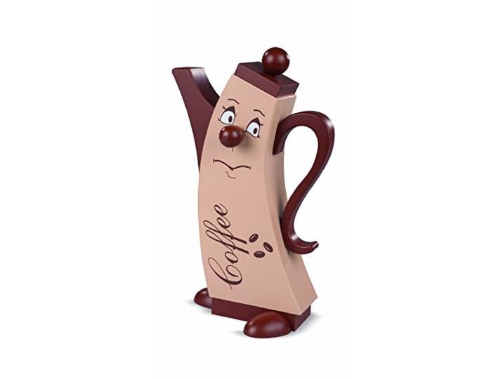 Räuchermännchen Kaffeekanne - 12cm - Original Erzgebirge Räuchermann - Müller Kleinkunst