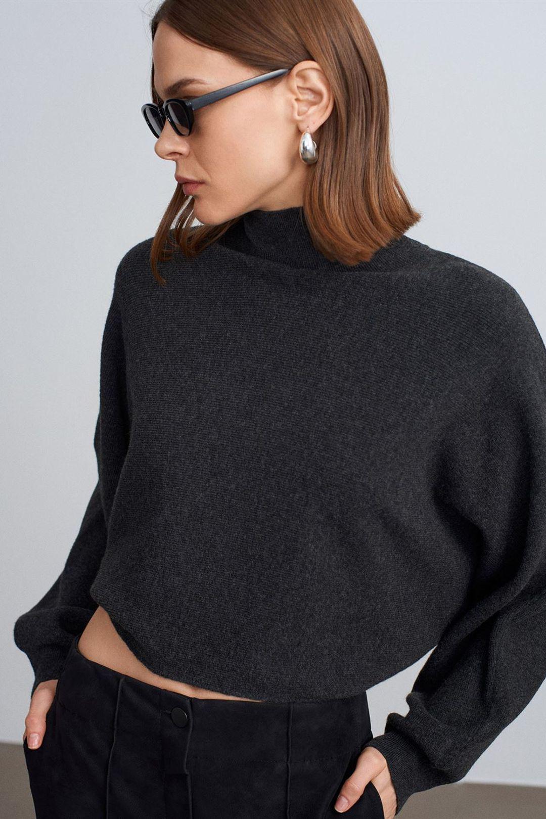 Dames Oversized Cropped Coltrui