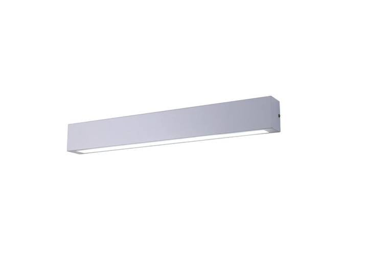 Spiegelleuchte, Weiss, Metall, 63x8 cm, RoHS, Lampen & Leuchten, Innenbeleuchtung, Wandlampe, Spiegelleuchte