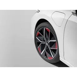 Felgen-Insert Red Blade, für Felge Leeds, Tornadorot für Golf und Golf Variant 5...