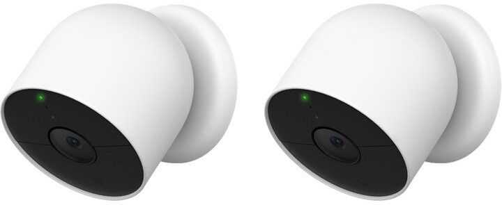 Google - Nest Cam 2PK (outdoor or indoor, battery)