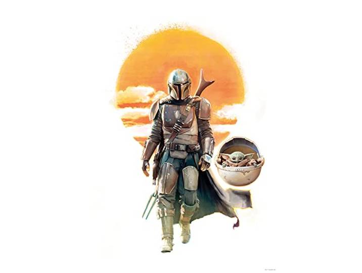 Pyramid International Poster Motif Star Wars avec inscription « The Child Family Trip » 50 x 70 cm