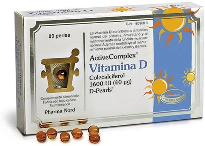 Pharma Nord ACTIVECOMPLEX VITAMINA D 80 Pérolas