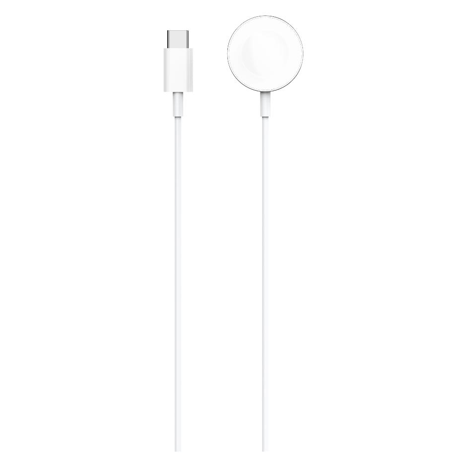 Wave Qi älykellon latauskaapeli magneetilla, Apple Watch, valkoinen/hopea (WAVE-AW-PAD-SV)