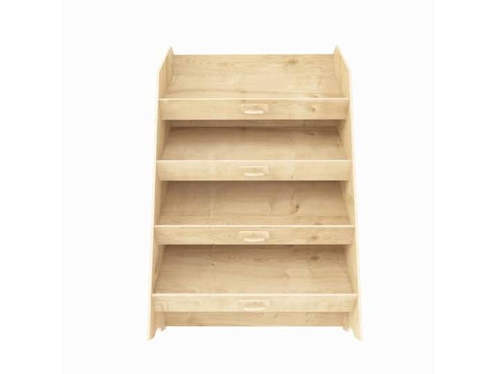 Hanah Home Elegantes Eichenregal, 100% melaminbeschichtete Spanplatte, 61,5 x 100 x 28,4 cm Solides beiges Design, ideal für Moderne Wohnungen und Büros