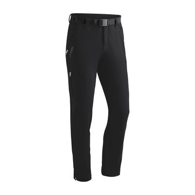 Funktionshose MAIER SPORTS "Naturno slim", Herren, Gr. 46, Normalgrößen, schwarz, 91% Polyamid, 9% Elasthan, Hosen Funktionshose, Herren Wanderhose, elastische Trekking-Hose, 4 Taschen, Slim Fit