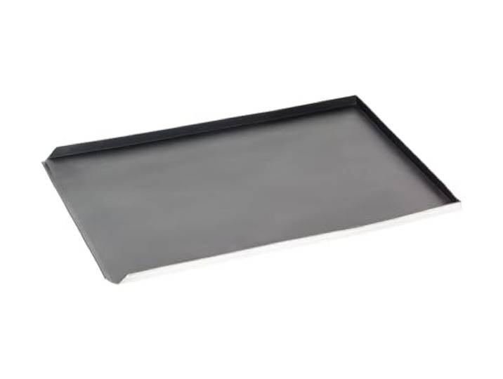 AMT Gastroguss GN Bäckernorm BN Backblech - Set, 60 x 40 cm, ungelocht, Aluminiumguss, Lotan® Antihaft-Veredelung, bestehend aus 2 Backblechen, AMZN-DUO-6040BBL-2