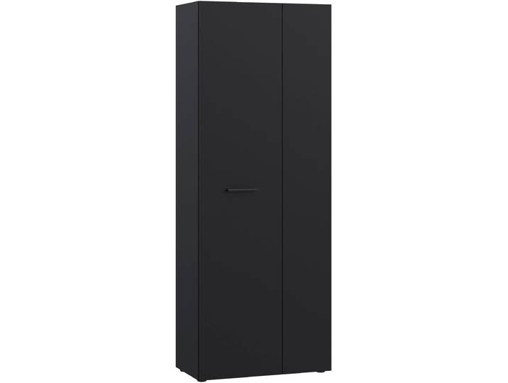 Schuhschrank FORTE NET306 , schwarz, B:68,7cm H:181,1cm T:36,5cm, Holzwerkstoff, Schränke, Schuhschrank, Schuhschrank, inklusive Einlegböden, verschiedene Dekore